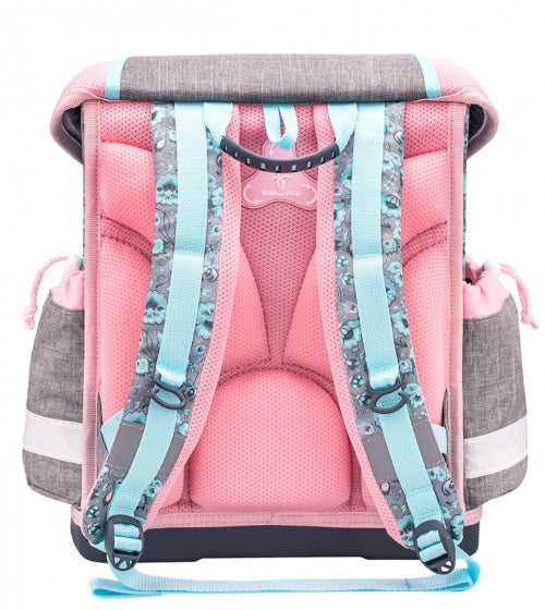 rugzakset Trendy Love 19 liter polyester grijs 4-delig