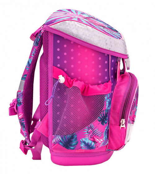 rugzakset Tropical Flamingo 17 L polyester roze 4-delig