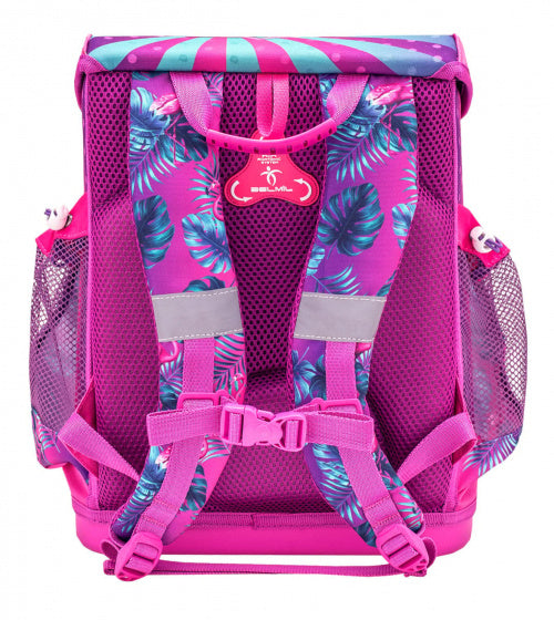 rugzakset Tropical Flamingo 17 L polyester roze 4-delig