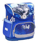 rugzakset Wolf 2 junior 19 liter polyester blauw  4-delig