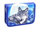 rugzakset Wolf 2 junior 19 liter polyester blauw  4-delig