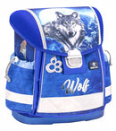 rugzakset Wolf 2 junior 19 liter polyester blauw 4-delig