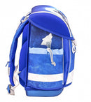 rugzakset Wolf 2 junior 19 liter polyester blauw 4-delig