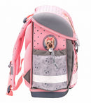 rugzakset Yorki junior 19 liter polyester roze 4-delig