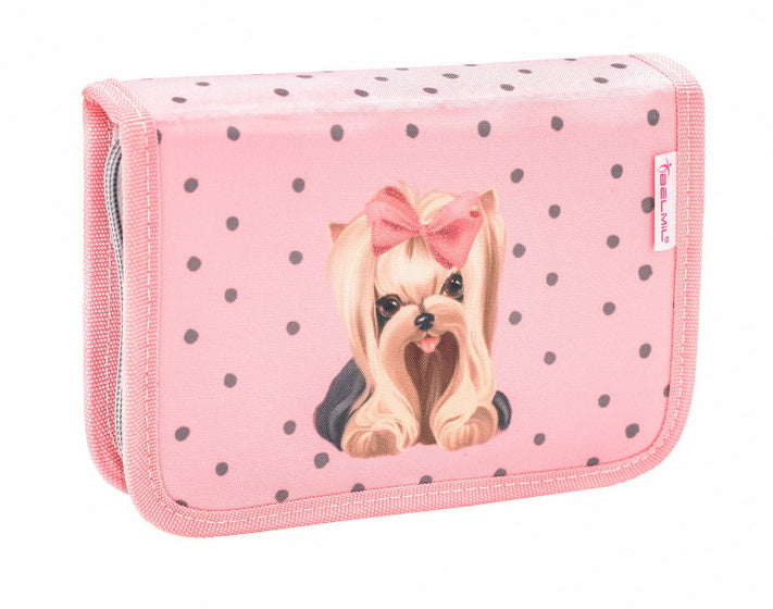 rugzakset Yorki junior 19 liter polyester roze 4-delig