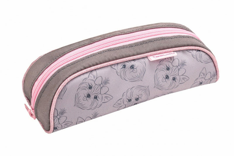 rugzakset Yorki junior 19 liter polyester roze 4-delig
