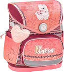 schoolspullenset Funky Llama 19 liter roze 4-delig