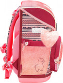 schoolspullenset Funky Llama 19 liter roze 4-delig