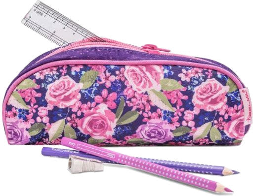 schoolspullenset Little Caty 19 liter paars 4-delig