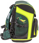 schoolspullenset reptiel 19 liter polyester groen/geel