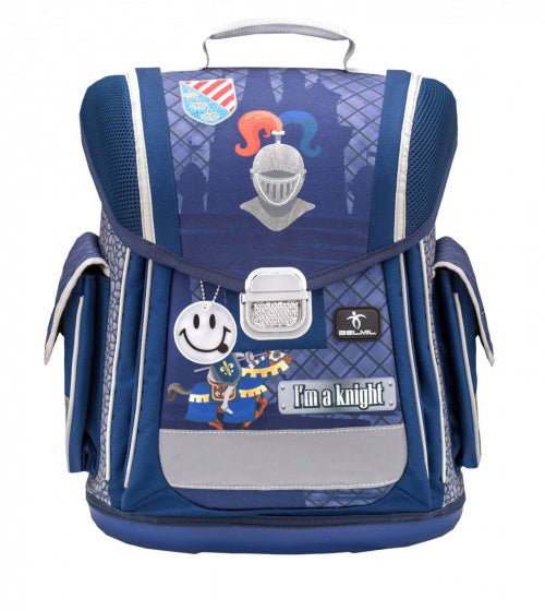 schooltas Knight jongens 32 x 21 x 38 cm blauw