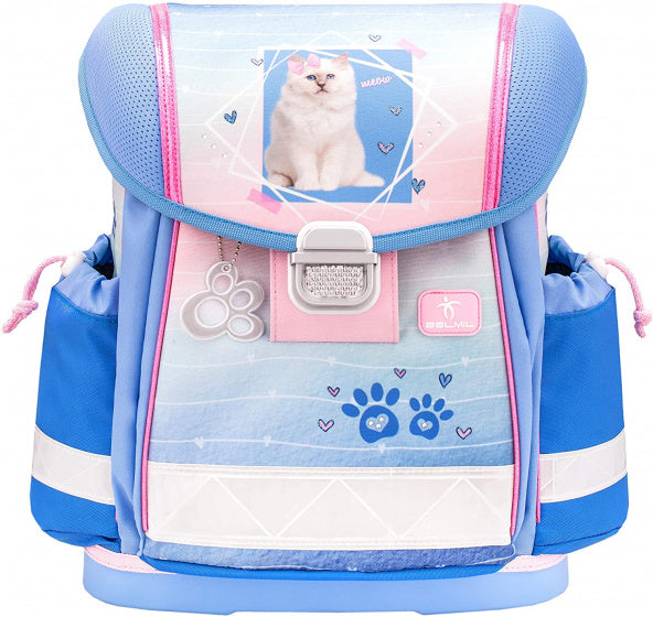 schooltas My Sweet Caty 32 x 19 x 36 cm blauw/roze