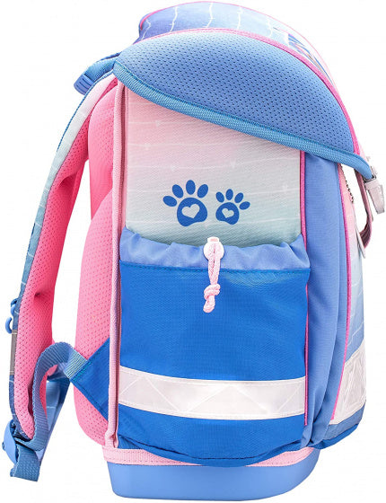 schooltas My Sweet Caty 32 x 19 x 36 cm blauw/roze