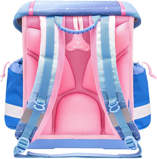 schooltas My Sweet Caty 32 x 19 x 36 cm blauw/roze