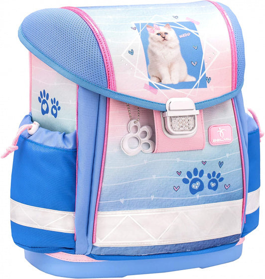 schooltas My Sweet Caty 32 x 19 x 36 cm blauw/roze