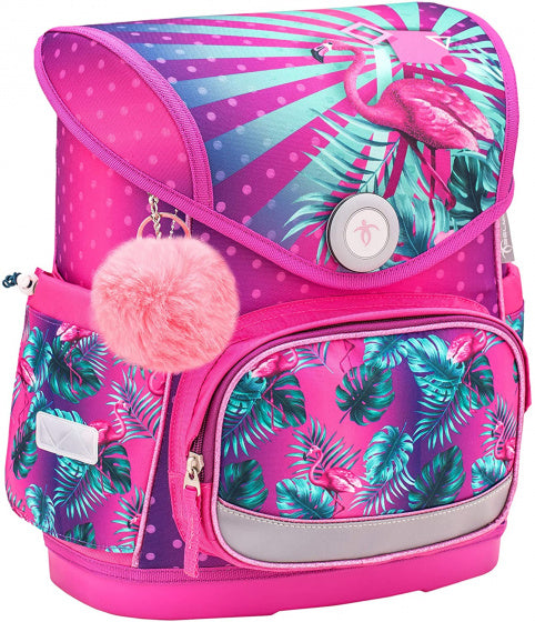 schooltas Tropical Flamingo 30,5 x 19 x 37 cm roze