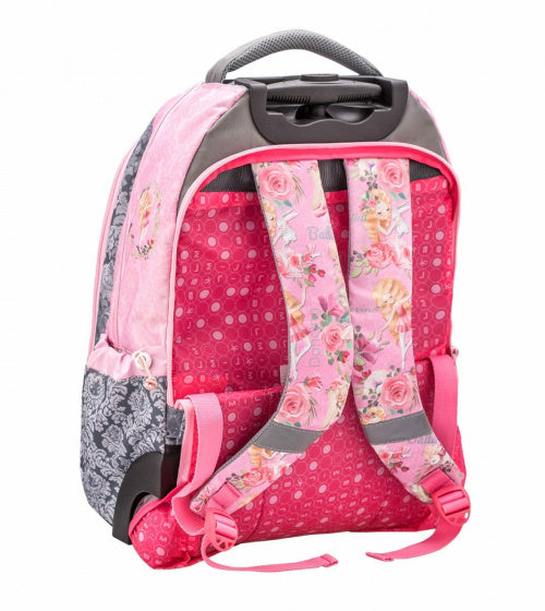 trolley rugzak Ballerina 25 liter softcase roze