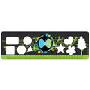 kleurboek Ben 10 jongens 33 cm papier groen 3-delig