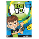 kleurboek Ben 10 papier 25 cm blauw/groen 8-delig