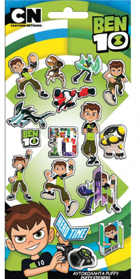 stickers Ben 10 jongens vinyl groen/zwart