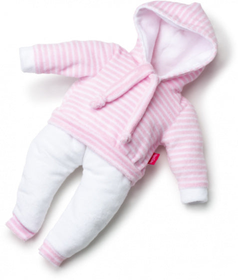 poppenkleding sportvest meisjes 38 cm PE roze
