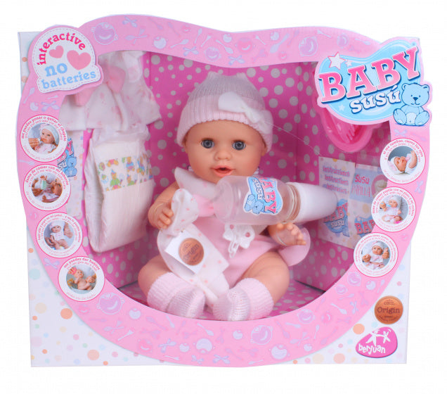 babypop Baby Susu meisjes 38 cm vinyl roze