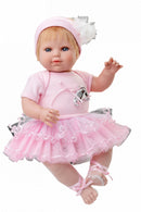 babypop kleertjes Baby Sweet junior vinyl roze
