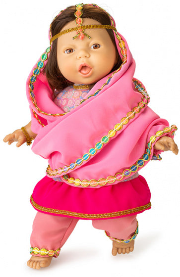 babypop Friends of The World 38 cm meisjes roze