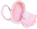 draagtas babypop meisjes 38 cm textiel roze