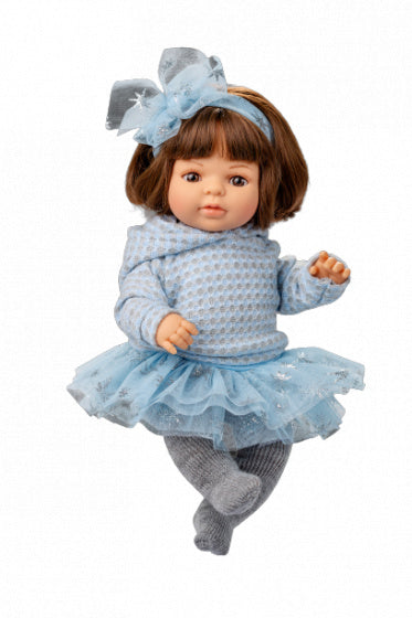 kleertjes babypop Laura junior wol blauw