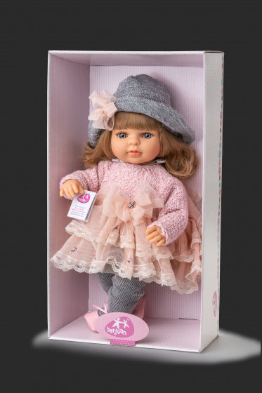 babypop kleertjes Laura junior wol roze