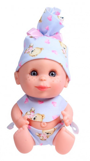 babypop Pecosetes meisjes 20 cm vinyl/textiel roze/wit