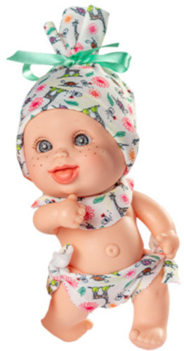 babypop Pecosetes meisjes 20 cm vinyl/textiel wit/groen