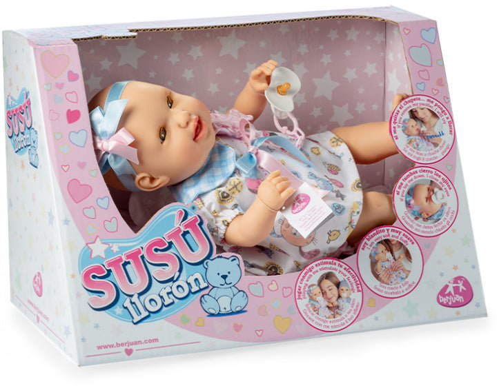 babypop Susú Llorón meisjes 38 cm grijs
