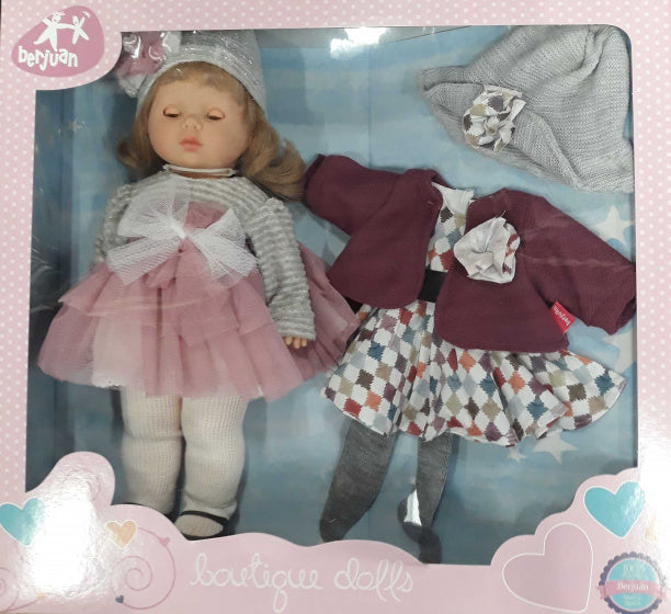 babypop Trusseau Colette vinyl grijs/roze