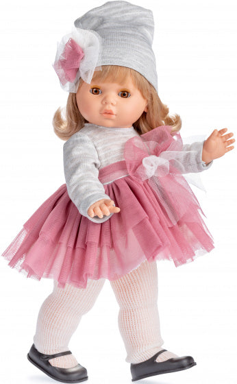 babypop Trusseau Colette vinyl grijs/roze