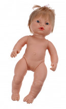 babypop zonder kleren Newborn Europees 38 cm meisje