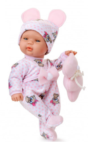 babypoppen Baby Smile meisjes 30 cm textiel