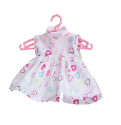 babypoppenkleding Irene meisjes 22 cm roze 6-delig