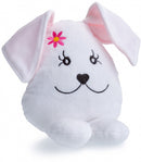knuffelpop junior pluche 24 cm wit