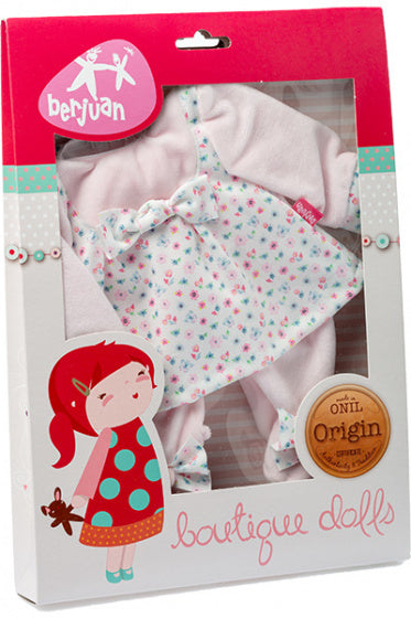 pop-accesoire jurk meisjes 38 cm textiel wit