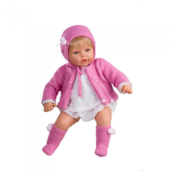 pop Mi Nene 60 cm roze/wit
