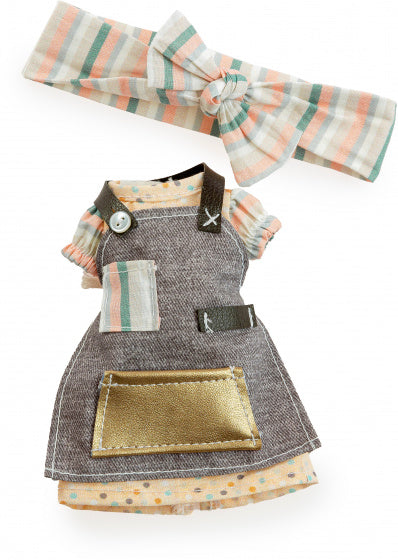 poppenkleding Elizabeth Reig 32 cm textiel grijs 2-delig