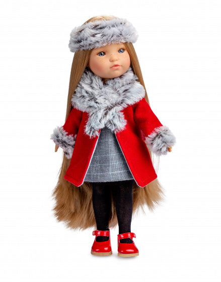 poppenkleding Fashion Girl meisjes 35 cm textiel rood