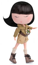 tienerpop Anekke Safari meisje 32 cm vinyl/textiel beige
