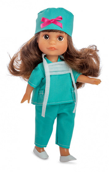 tienerpop Luci dokter meisjes 22 cm vinyl groen/wit