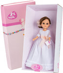 tienerpop Sofy communie meisjes 43 cm vinyl/textiel wit