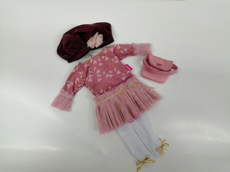 tienerpop kleertjes Sofy junior vinyl roze