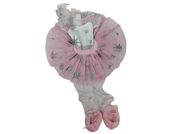 tienerpopkleding Sofy Ballerina meisjes textiel roze