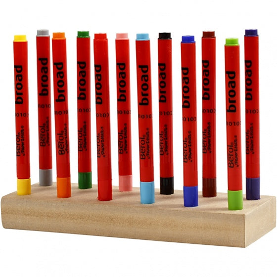 stiften Colourbroad 12 stuks multicolor
